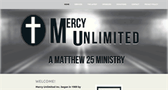 Desktop Screenshot of mercyunlimited.org