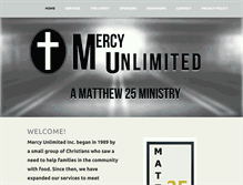 Tablet Screenshot of mercyunlimited.org